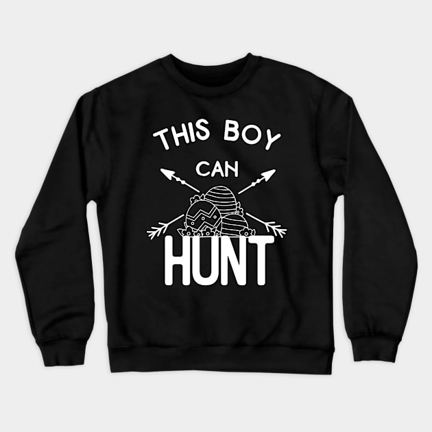 This Boy Can Hunt Crewneck Sweatshirt by ThrivingTees